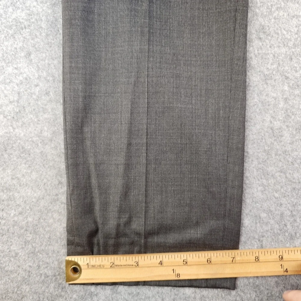 Banana Republic Dress Pants Mens 35R Tailored Slim Fit Gray Wool Reda Flexo